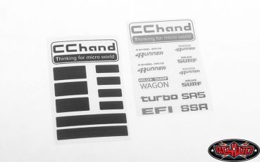 RC4WD RC Rock Crawler 'CAMEL TROPHY TEAM GERMANY' 18th scale stickers decals RC4WD 