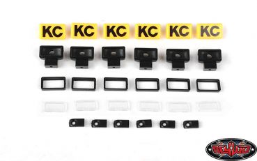 RC4WD KC HiLiTES Rectangle Lights with Covers