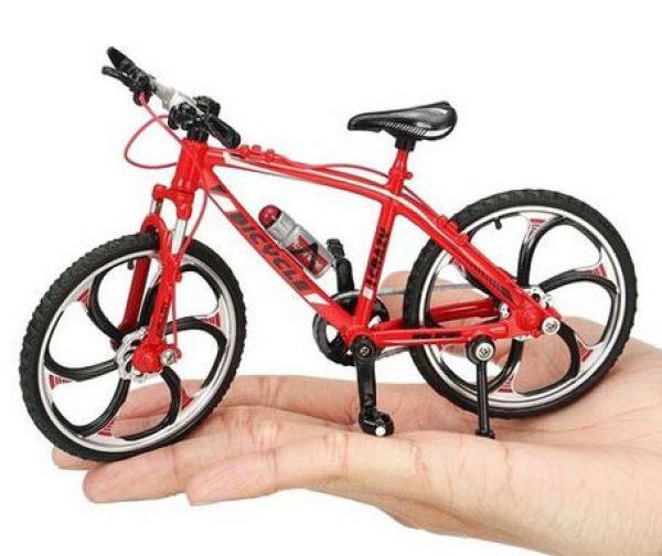 Fahrrad Cross Mountainbike 1/10 Metal/Kunststoff rot
